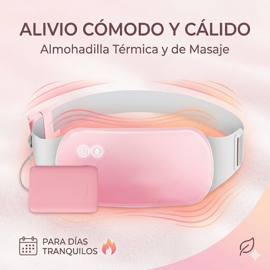 Dile adiós a los cólicos menstruales con el cinturón térmico.