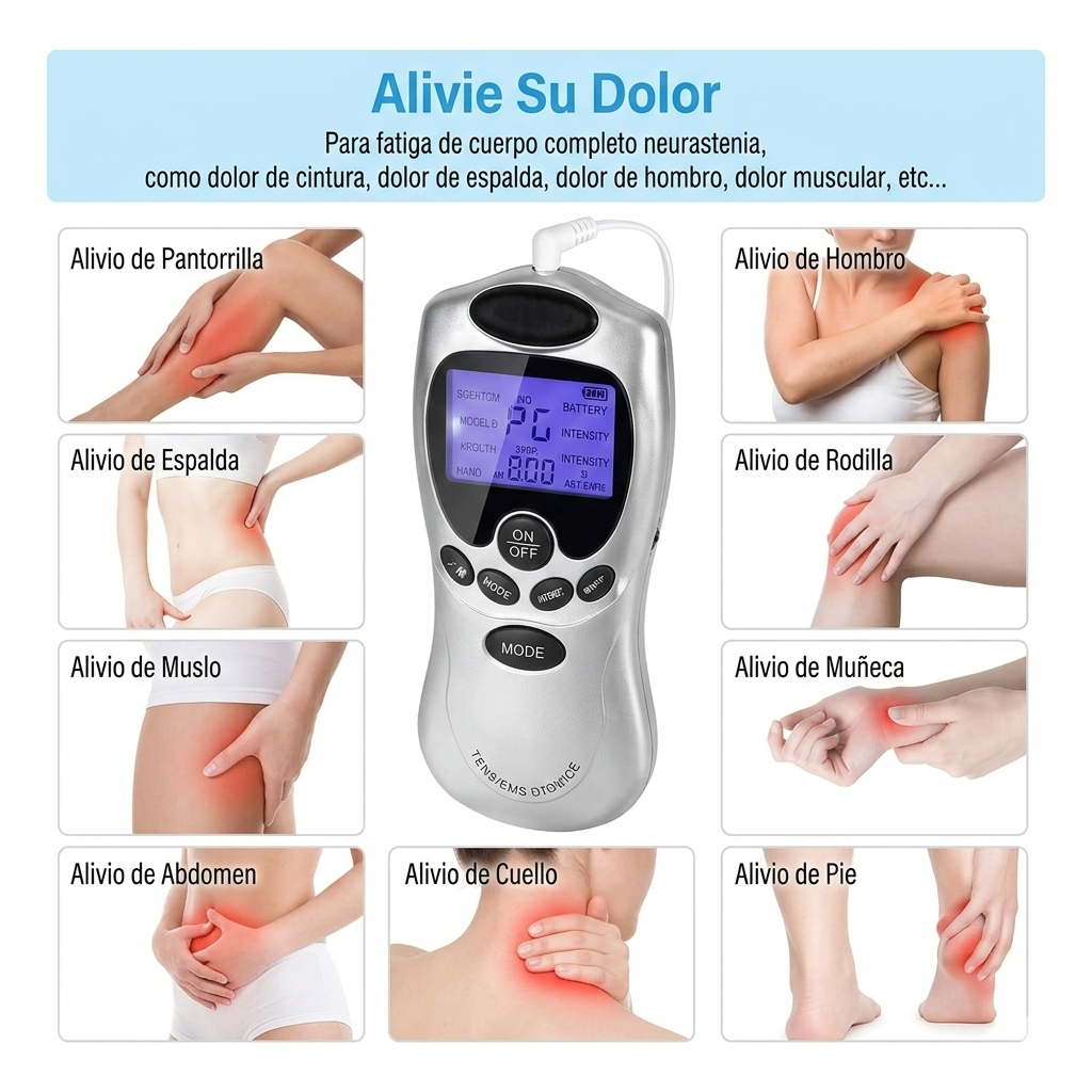 Descubre el alivio total con la terapia de electrodos.