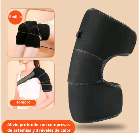 Terapia térmica para hombros y rodillas con la Rodillera/Hombrera.
